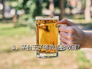 3、茅臺王子哪款適合收藏？