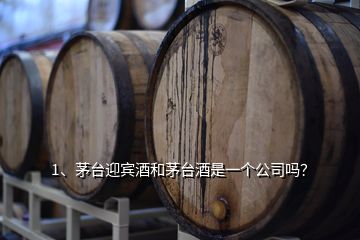 1、茅臺迎賓酒和茅臺酒是一個公司嗎？