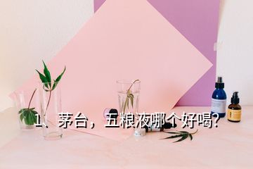 1、茅臺，五糧液哪個(gè)好喝？