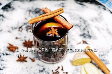 1、茅臺(tái)鎮(zhèn)有哪些其他白酒品牌？這些品牌發(fā)展得怎么樣？