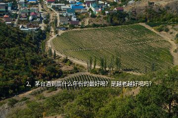 2、茅臺(tái)酒到底什么年份的最好喝？是越老越好喝嗎？