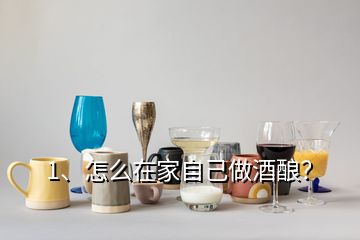 1、怎么在家自己做酒釀？