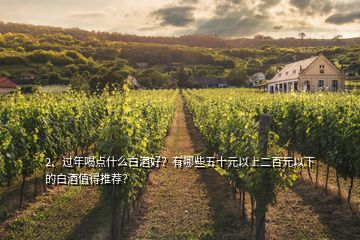 2、過年喝點(diǎn)什么白酒好？有哪些五十元以上二百元以下的白酒值得推薦？