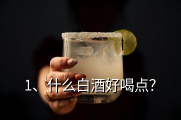 1、什么白酒好喝點？