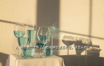 2、喝白酒二十年了，想戒掉但是忍不住，該怎么辦？