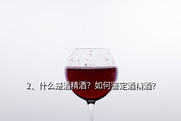 2、什么是酒精酒？如何鑒定酒精酒？