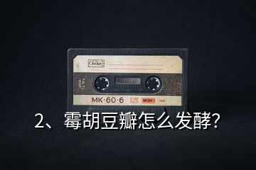 2、霉胡豆瓣怎么發(fā)酵？