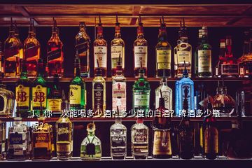 1、你一次能喝多少酒？多少度的白酒？啤酒多少瓶呢？