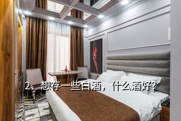 2、想存一些白酒，什么酒好？