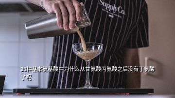 20種基本氨基酸中為什么從甘氨酸丙氨酸之后沒有丁氨酸了呢