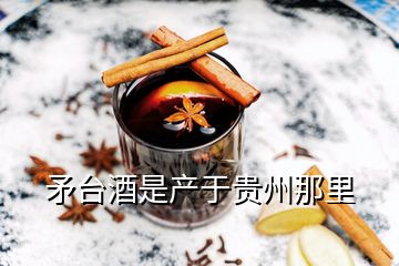 矛臺酒是產(chǎn)于貴州那里