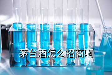 茅臺酒怎么招商啊