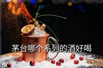 茅臺(tái)哪個(gè)系列的酒好喝