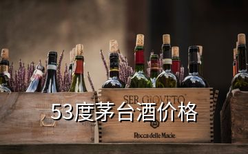 53度茅臺(tái)酒價(jià)格