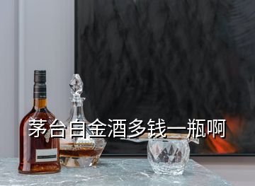 茅臺(tái)白金酒多錢一瓶啊