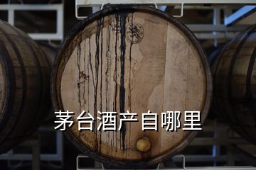 茅臺酒產(chǎn)自哪里