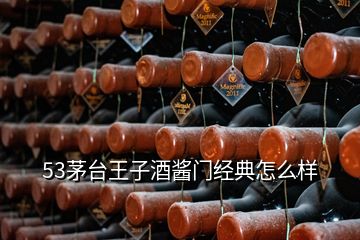 53茅臺王子酒醬門經(jīng)典怎么樣