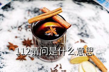 112請問是什么意思