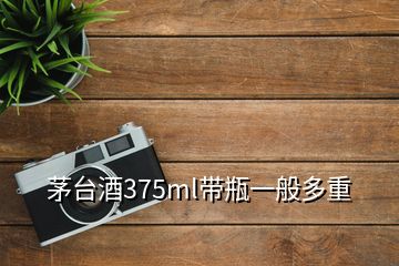 茅臺(tái)酒375ml帶瓶一般多重