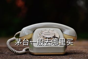 茅臺(tái)一般去哪里買