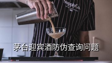 茅臺(tái)迎賓酒防偽查詢問(wèn)題