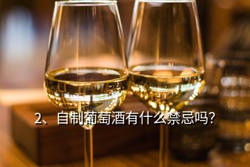 2、自制葡萄酒有什么禁忌嗎？