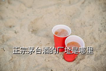 正宗茅臺(tái)酒的廠址是哪里