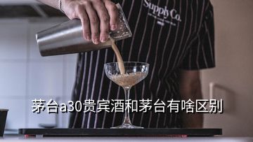 茅臺a30貴賓酒和茅臺有啥區(qū)別