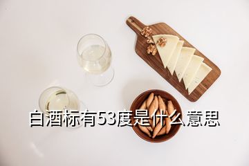 白酒標(biāo)有53度是什么意思