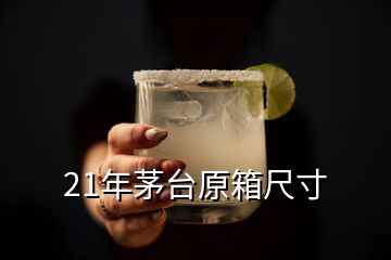 21年茅臺原箱尺寸