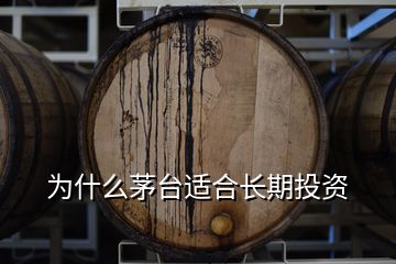 為什么茅臺(tái)適合長(zhǎng)期投資