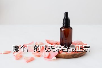 哪個廠的飛天茅臺最正宗