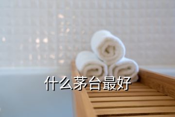 什么茅臺最好