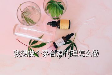 我想做個(gè)茅臺(tái)酒代理怎么做