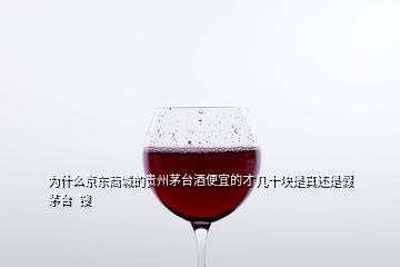 為什么京東商城的貴州茅臺酒便宜的才幾十塊是真還是假茅臺  搜