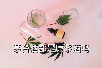 茅臺(tái)酒都是原漿酒嗎