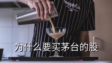 為什么要買(mǎi)茅臺(tái)的股