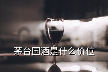 茅臺國酒是什么價位