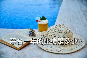 茅臺(tái)一年的業(yè)績(jī)是多少