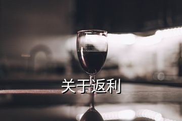 關(guān)于返利