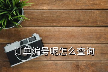 訂單編號(hào)呢怎么查詢