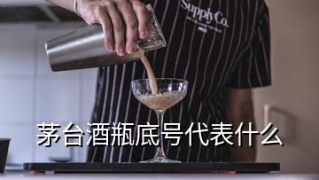 茅臺(tái)酒瓶底號(hào)代表什么