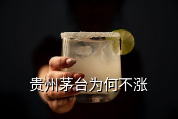 貴州茅臺(tái)為何不漲