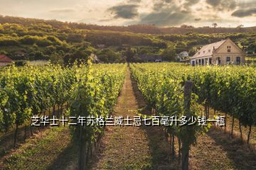 芝華士十二年蘇格蘭威士忌七百毫升多少錢(qián)一瓶