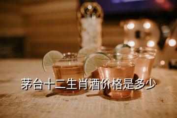 茅臺十二生肖酒價格是多少