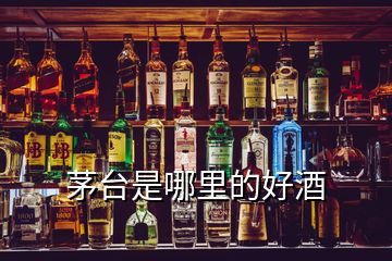 茅臺(tái)是哪里的好酒