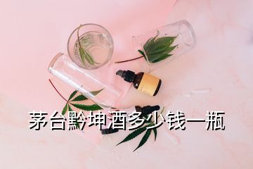 茅臺(tái)黔坤酒多少錢一瓶