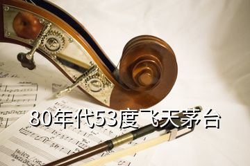 80年代53度飛天茅臺