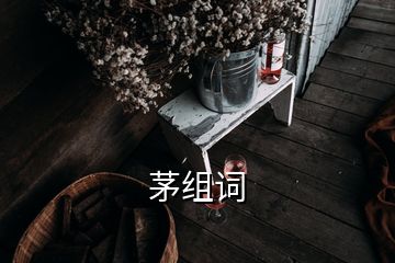 茅組詞