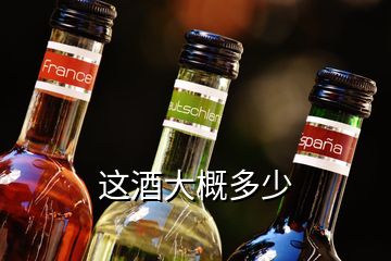 這酒大概多少